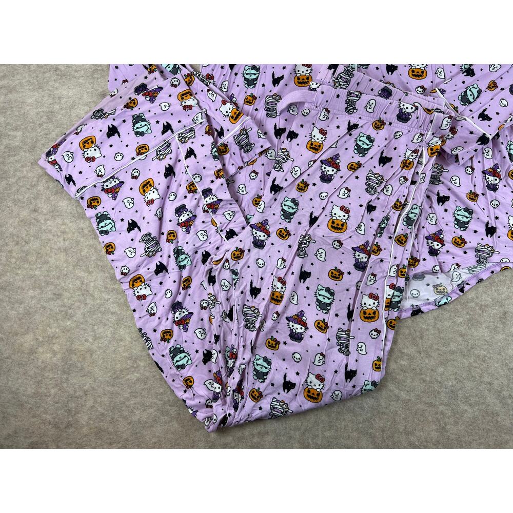 Posh Peanut Women's Hello Kitty Halloween Luxe Bamboo Pajama Set Large - Picture 6 of 9